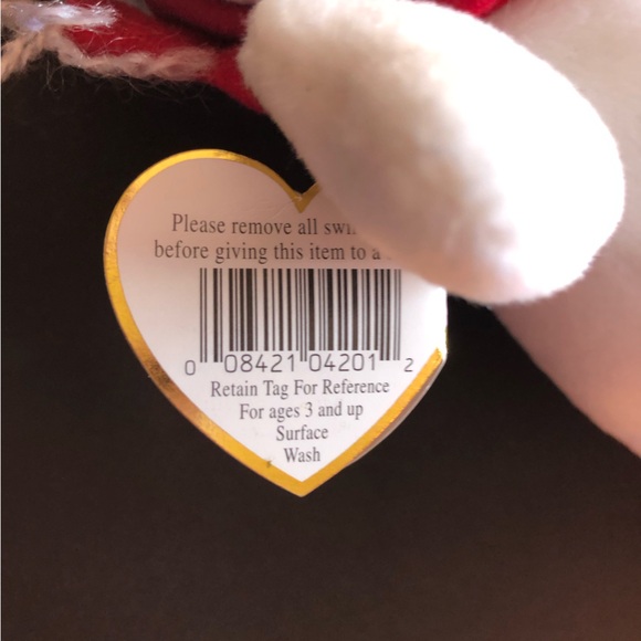 RARE TY Beanie Baby “Snowball” the Snowman with TAG ERRORS and PVC PELLETS - Picture 5 of 10